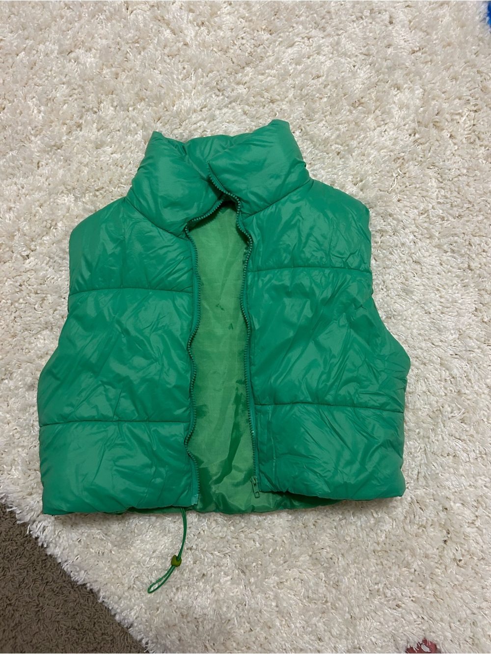 Green Puffer Vest